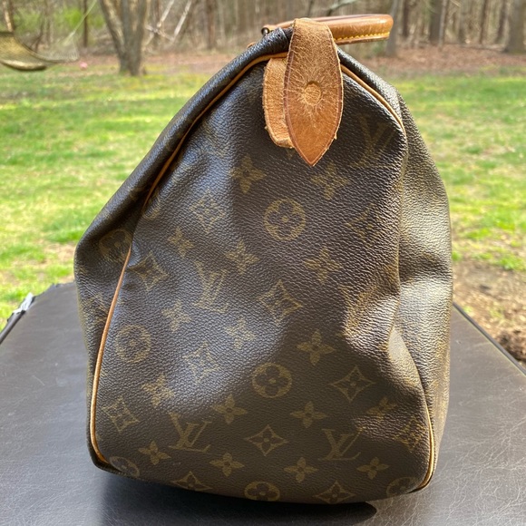 Louis Vuitton monogram speedy 40 satchel bag - Picture 3 of 8